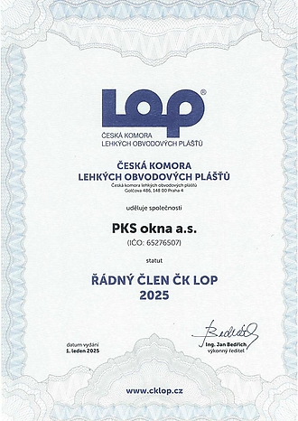 Certifikáty a ostatní osvědčení